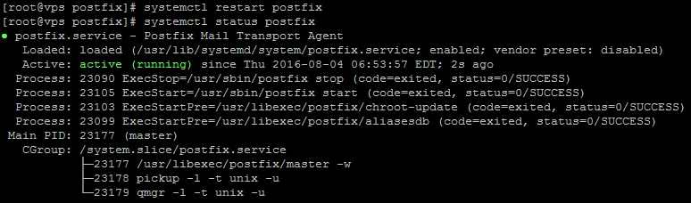 Postfix Status Capture